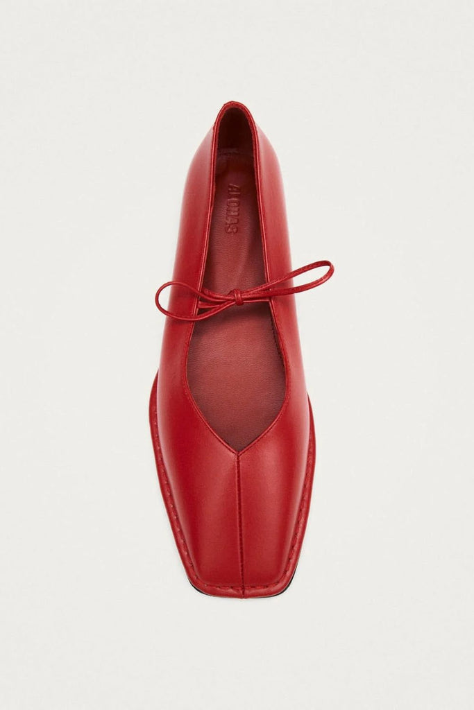 Bailarinas rojas de piel Sway | ALOHAS | Ona Negra